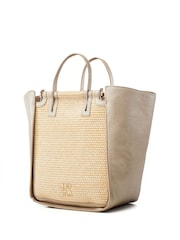 Moda in Pelle Gold Tone Phoenix Tote Material Mix Large Tote Bag - Image 2 of 4