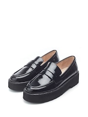črna - Moda in Pelle Elleah Slip On Platform mokasini čevlji - Slika 2 iz 4
