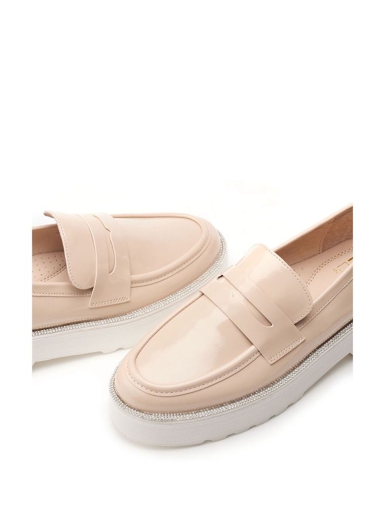 Goli - Moda in Pelle Elleah Slip On Platform mokasini čevlji - Slika 4 iz 4