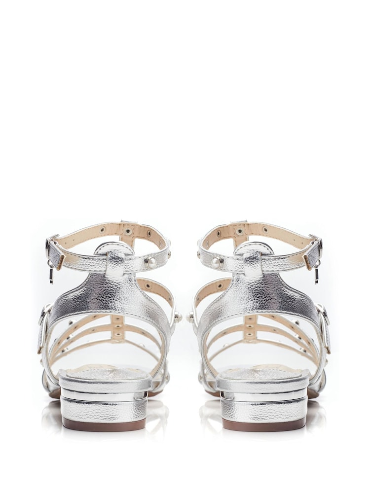 Moda in Pelle Olaino Gladiator Pearl Sandals - Image 2 of 4