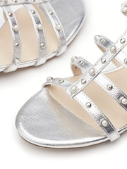 Moda in Pelle Olaino Gladiator Pearl Sandals - Image 3 of 4