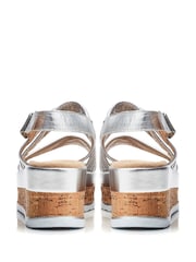 Moda in Pelle ROMANI ASSYMETRIC PART CORK SPORT WEDGE - Image 2 of 4
