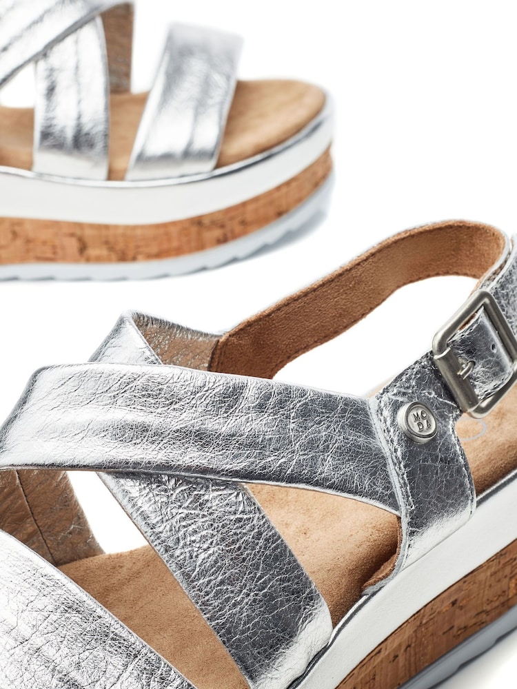 Moda in Pelle ROMANI ASSYMETRIC PART CORK SPORT WEDGE - Image 4 of 4