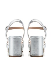 Moda in Pelle Marli Cross Over Block Heel Platform Sandals - Image 3 of 4