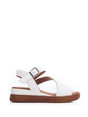 Moda in Pelle Palmers Asymetric Low Wedges - Image 1 of 4