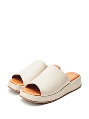 Moda in Pelle Orolia Square Toe Mule Low Wedges - Image 2 of 4