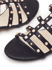 Moda in Pelle Olaino Gladiator Pearl Sandals - Image 4 of 4
