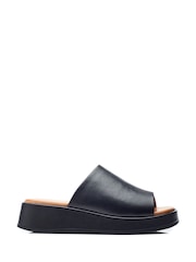 Moda in Pelle Orolia Square Toe Mule Low Wedges - Image 1 of 4