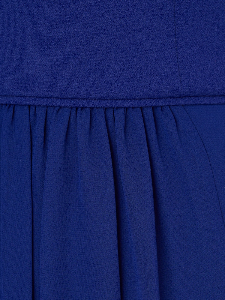 Adrianna Papell One Shoulder Chiffon Gown - Image 3 of 7