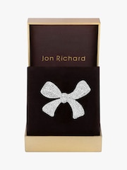 Jon Richard Silver Tone Crystal Bow Gift Boxed Brooch - Image 3 of 3