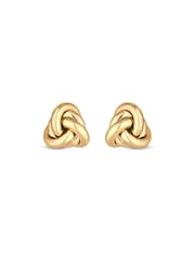 Jon Richard Gold Tone Vintage Inspired Knot Stud Earrings - Image 1 of 3