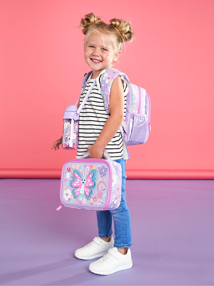 Smiggle Purple Over and Under Teeny Tiny Square Lunchbox - Image 4 of 4