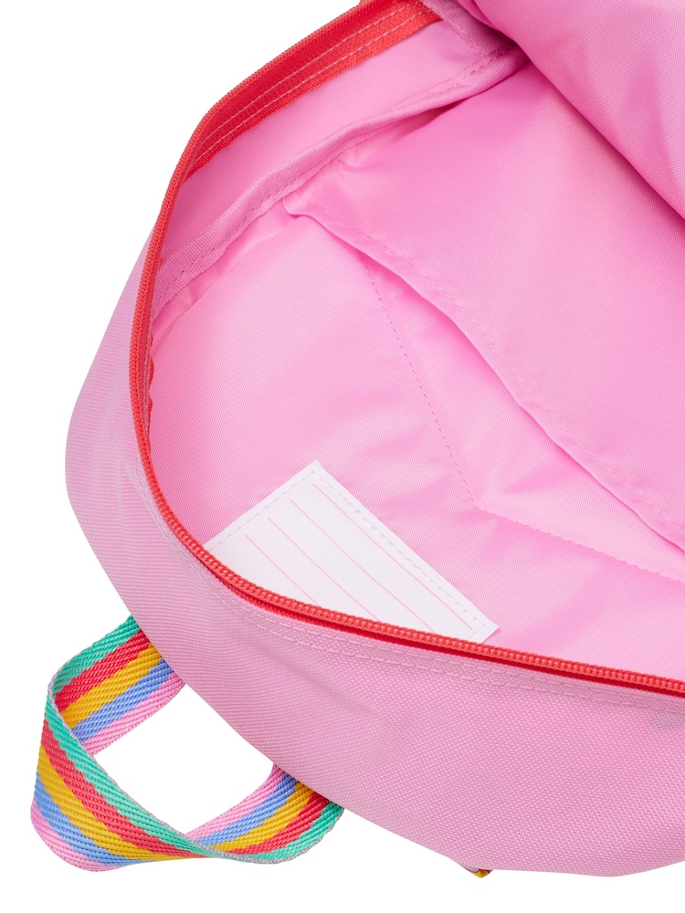 Smiggle Pink Blast Off Junior Character Backpack - Image 5 of 5 Smiggle Pink Blast Off Junior Character Backpack - Image 5 of 5
