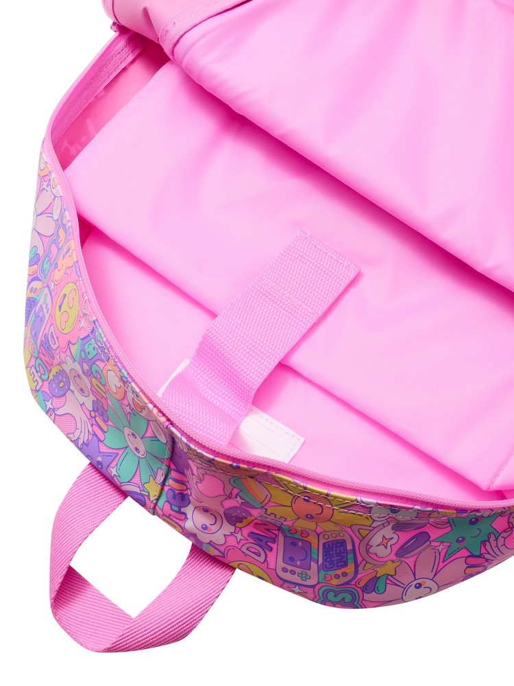 Smiggle Pink Epic Adventures Classic Attach Backpack - Image 5 of 5