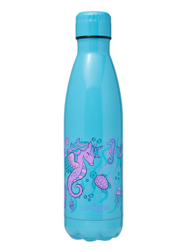 Smiggle Blue/Pink Epic Adventures Wonder Insulated Steel Drink Bottle 500Ml - Image 1 of 1 Smiggle Blue/Pink Epic Adventures Wonder Insulated Steel Drink Bottle 500Ml - Image 1 of 1