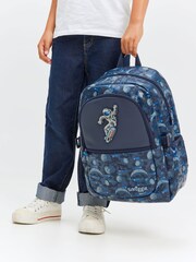 Smiggle Blue Epic Adventures Classic Attach Backpack - Image 1 of 5