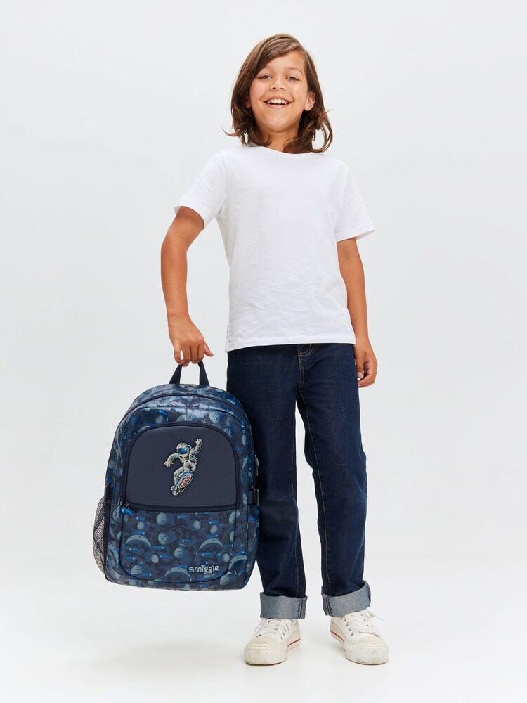Smiggle Blue Epic Adventures Classic Attach Backpack - Image 2 of 5