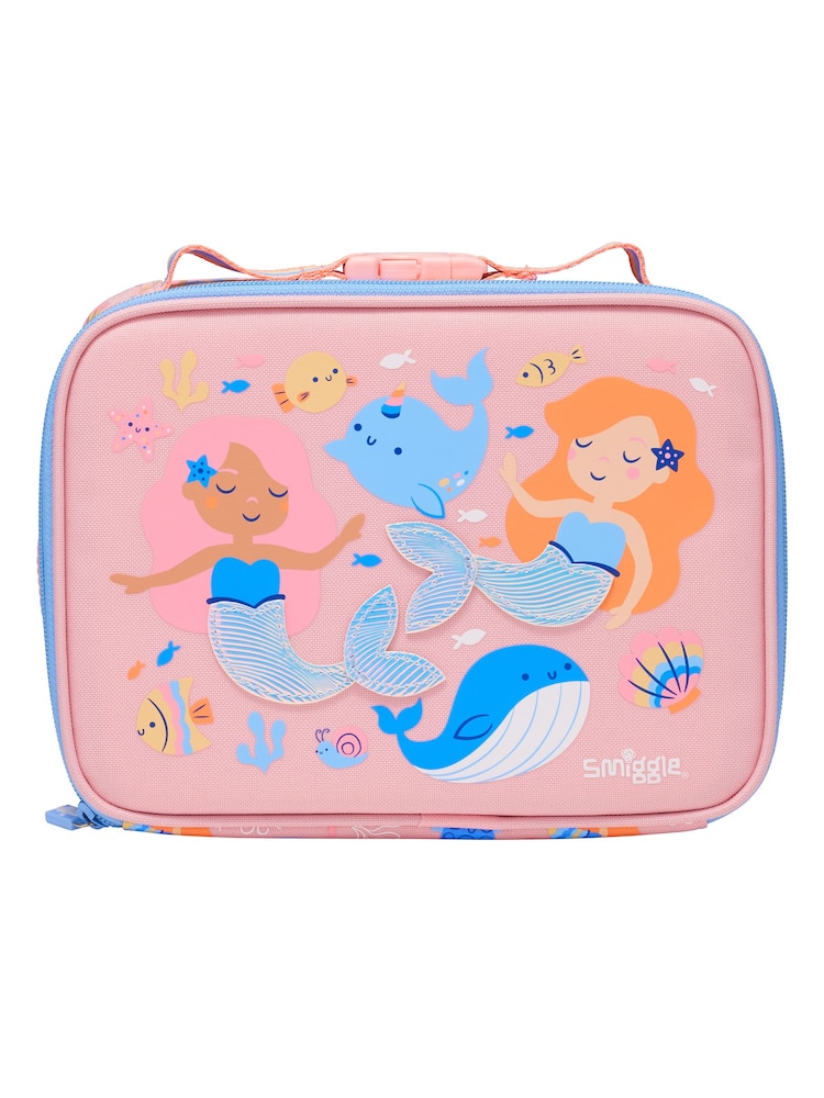 Smiggle Pink Over and Under Teeny Tiny Square Lunchbox - Image 1 of 1