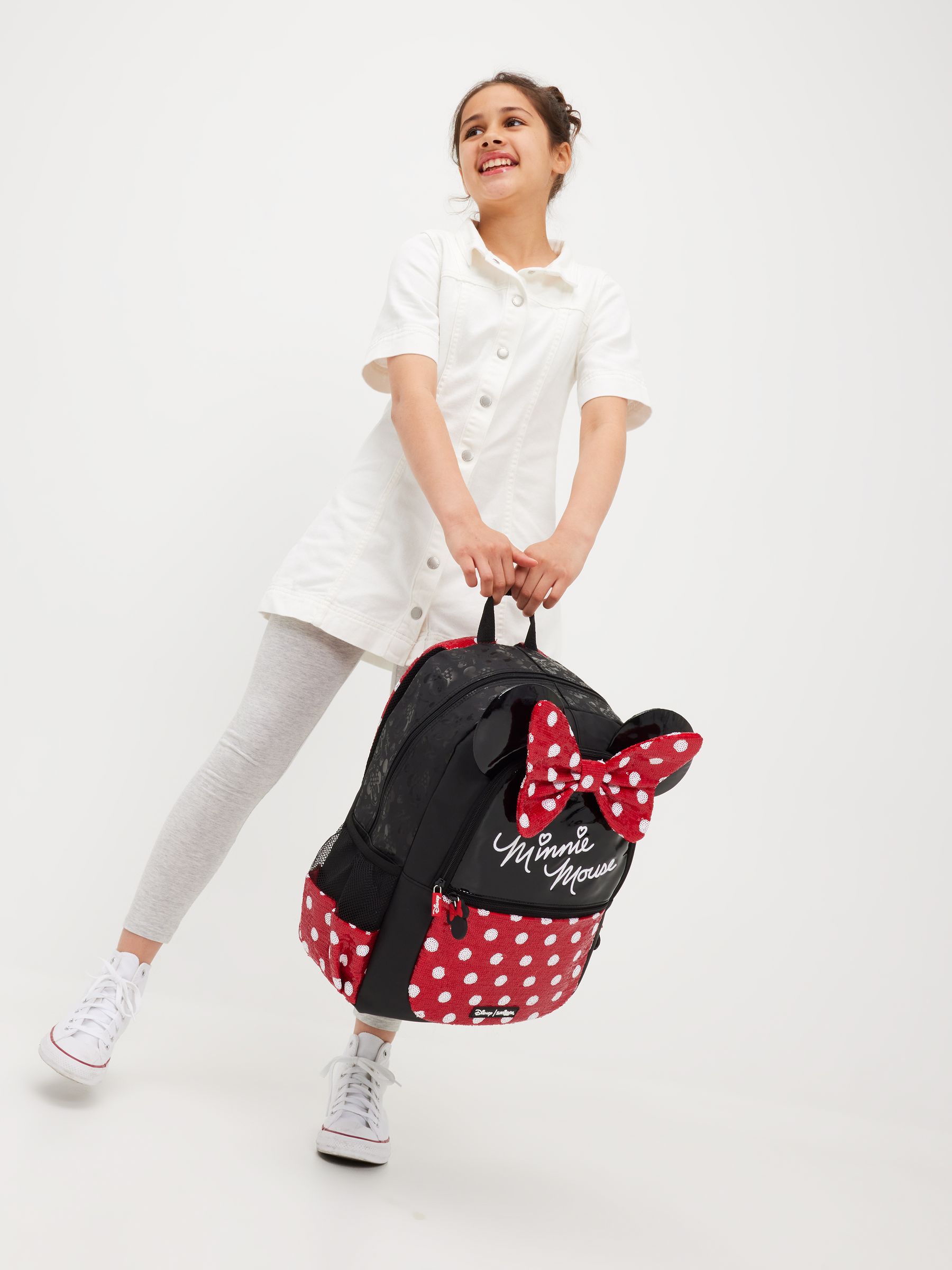 Buy Smiggle Red Minnie Mouse Classic Backpack from Next Luxembourg