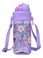 Smiggle Purple Over and Under Teeny Tiny Plastic Drink Bottle With Strap 400Ml - Image 1 of 3