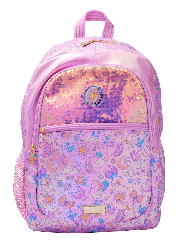 Smiggle Pink Cosmos Classic Backpack - Image 1 of 3