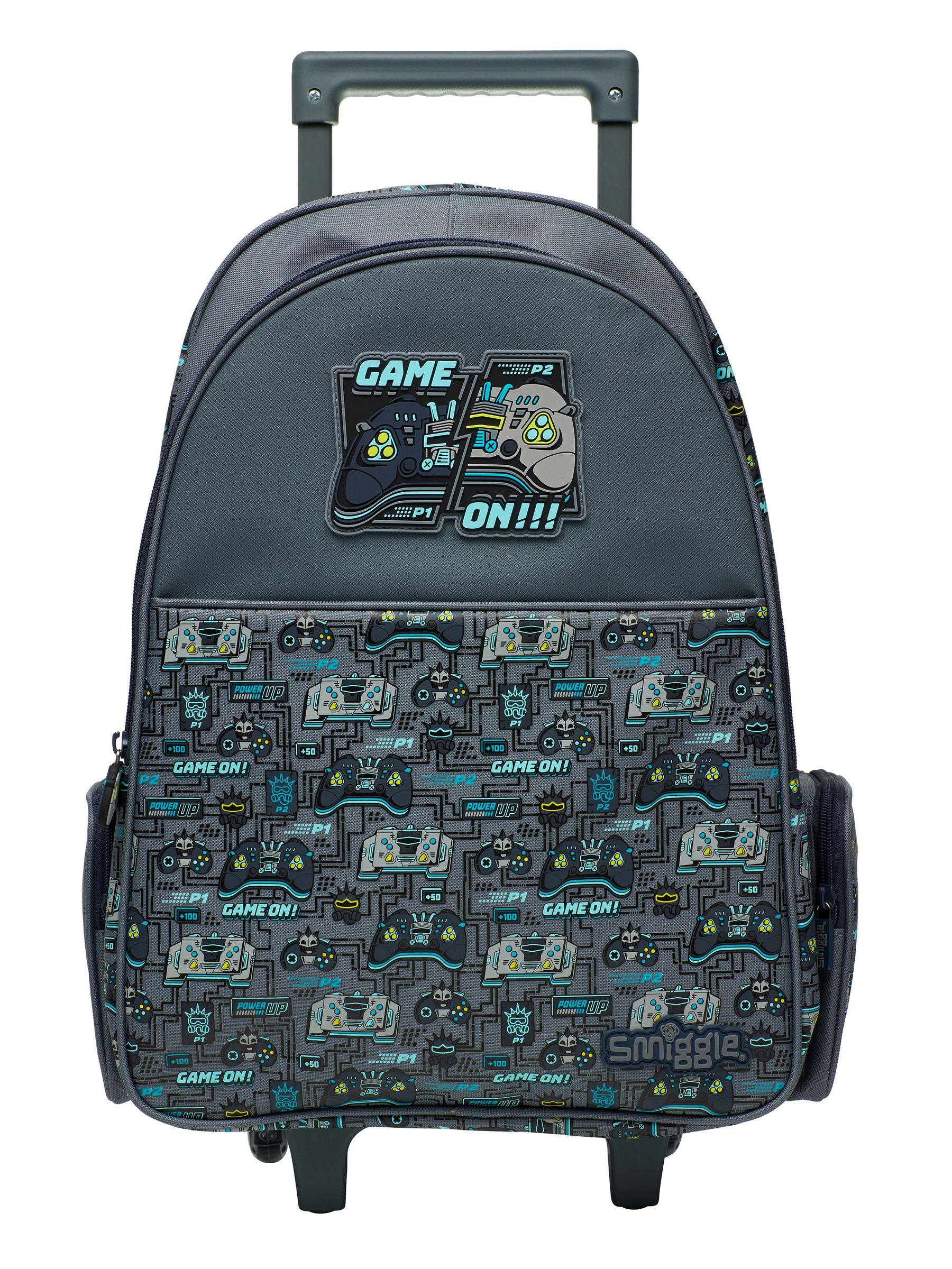 Buy Smiggle Grey Epic Adventures Suitcase Trolley Backpack With Light Up Wheels from Next Canada