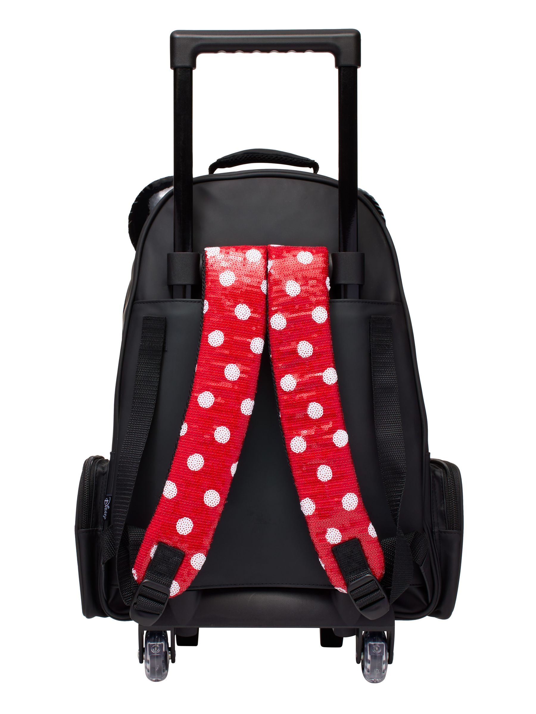 Buy Smiggle Red Minnie Mouse Suitcase Trolley Backpack With Light Up Wheels from the Next UK online shop