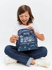 Smiggle Blue Epic Adventures Double Decker Lunchbox - Image 1 of 5