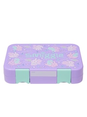 Smiggle Purple Blast Off Medium Happy Bento Lunchbox - Image 3 of 3