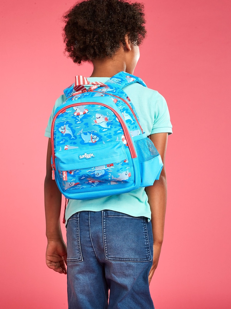 Smiggle Blue Over and Under Teeny Tiny Backpack - Image 3 of 3