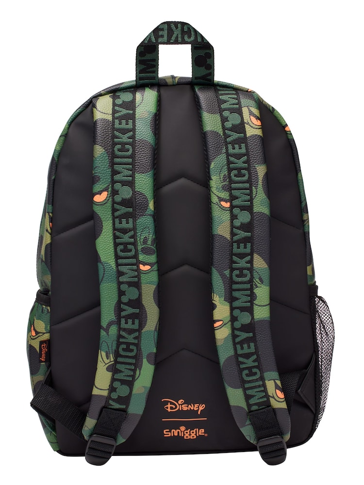 Smiggle Green Mickey Mouse Classic Backpack - Image 2 of 3