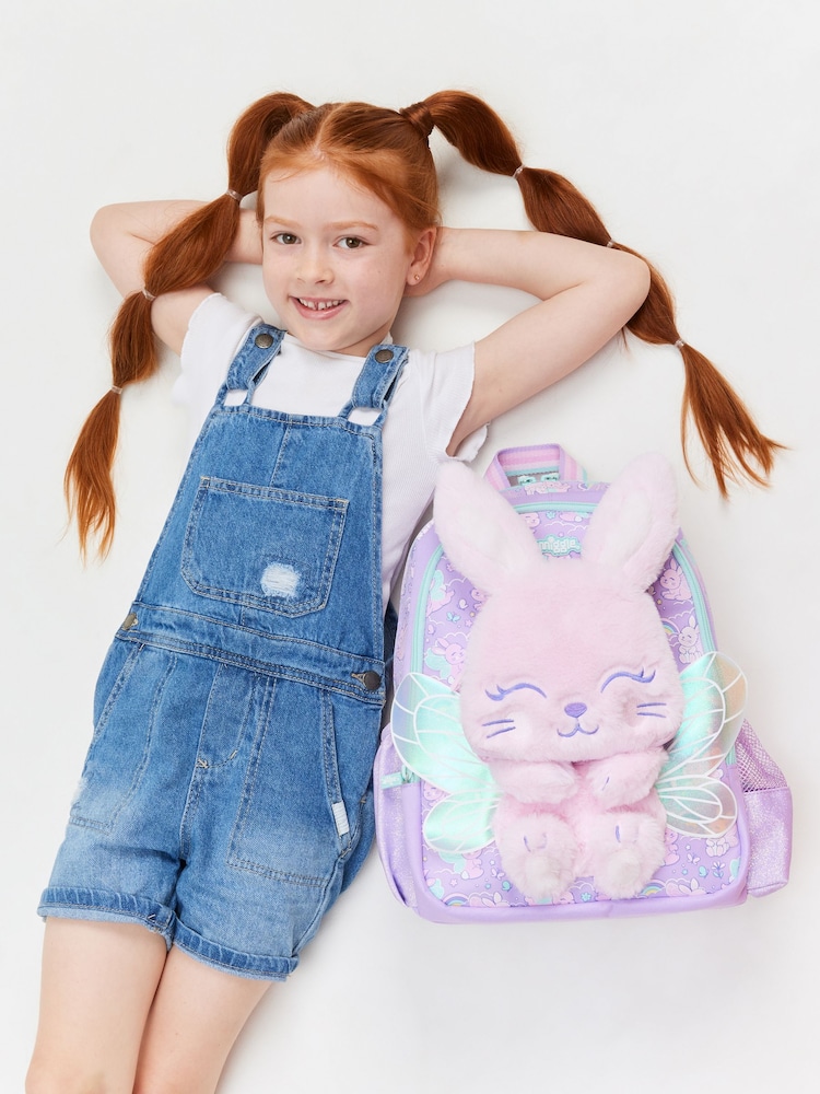 Smiggle Purple Blast Off Junior Character Backpack - Image 1 of 6