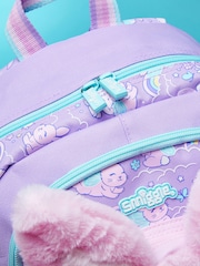 Smiggle Purple Blast Off Junior Character Backpack - Image 5 of 6