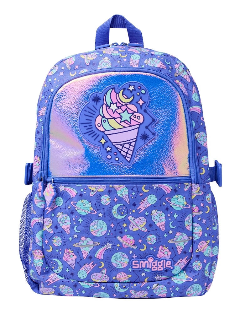 Smiggle Purple Epic Adventures Classic Attach Backpack - Image 2 of 7