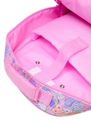 Smiggle Pink Epic Adventures Suitcase Trolley Backpack With Light Up Wheels - Image 3 of 6