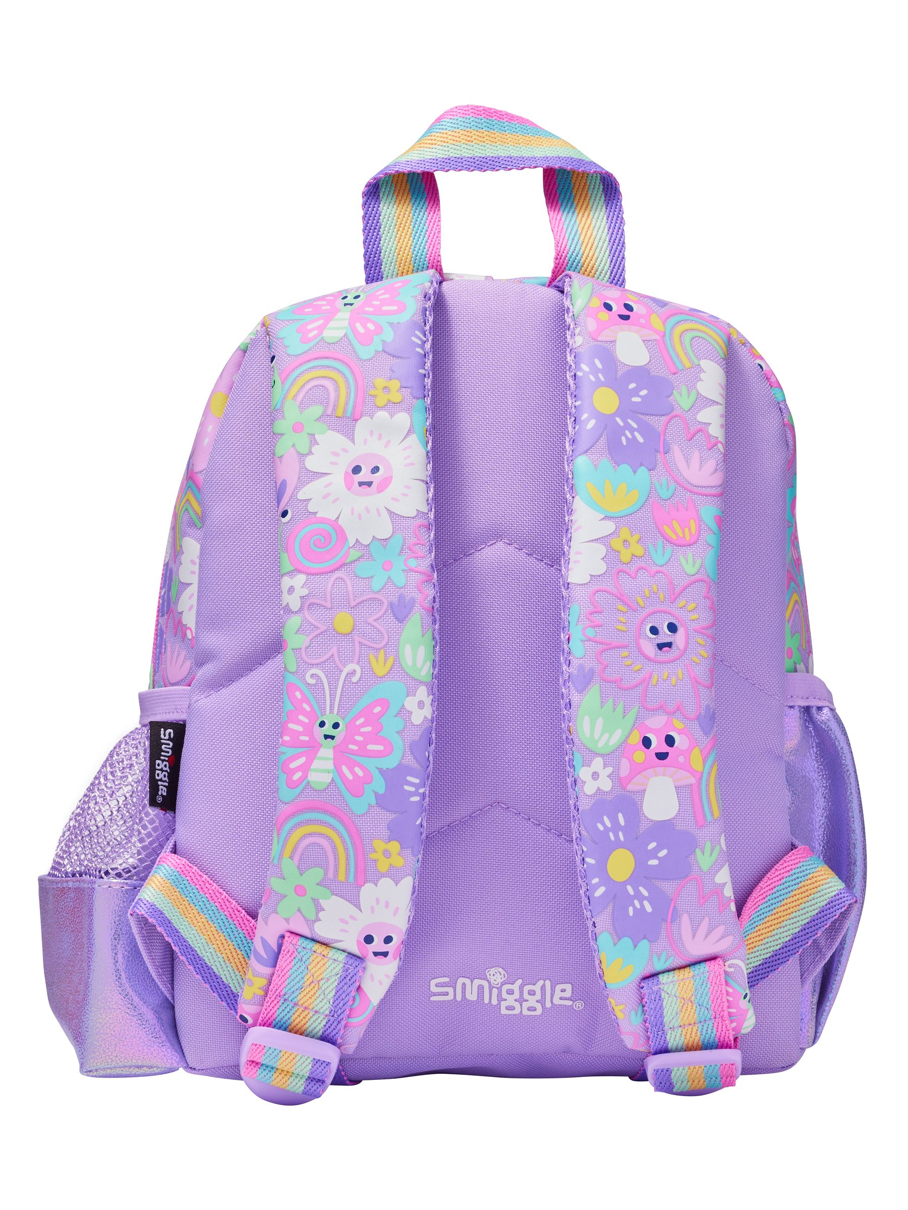 Smiggle Purple Over and Under Teeny Tiny Backpack