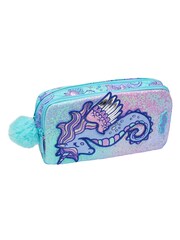 Smiggle Blue Dark Epic Adventures Character Pocket Pencil Case - Image 1 of 4