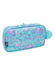 Smiggle Blue Dark Epic Adventures Character Pocket Pencil Case - Image 2 of 4