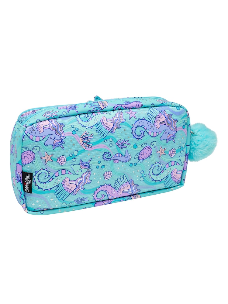 Smiggle Blue Dark Epic Adventures Character Pocket Pencil Case - Image 2 of 4