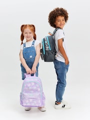 Smiggle Purple Blast Off Junior Id Backpack - Image 6 of 6