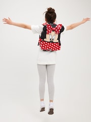 Smiggle Red Minnie Mouse Junior Character Hoodie Backpack - Image 2 of 4