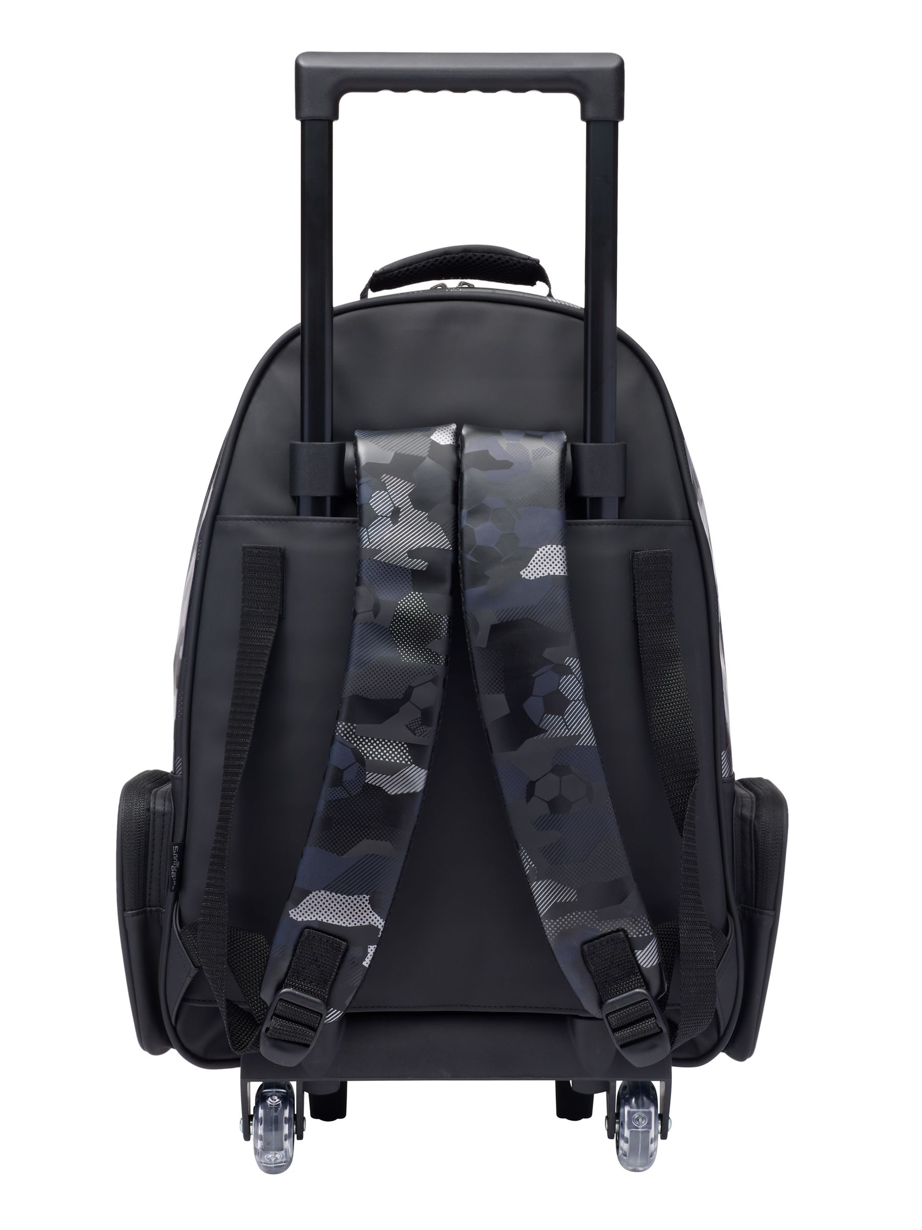 Buy Smiggle Black Assist Suitcase Trolley Backpack With Light Up Wheels from Next Luxembourg