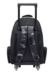 Smiggle Black Assist Suitcase Trolley Backpack With Light Up Wheels - Image 2 of 4
