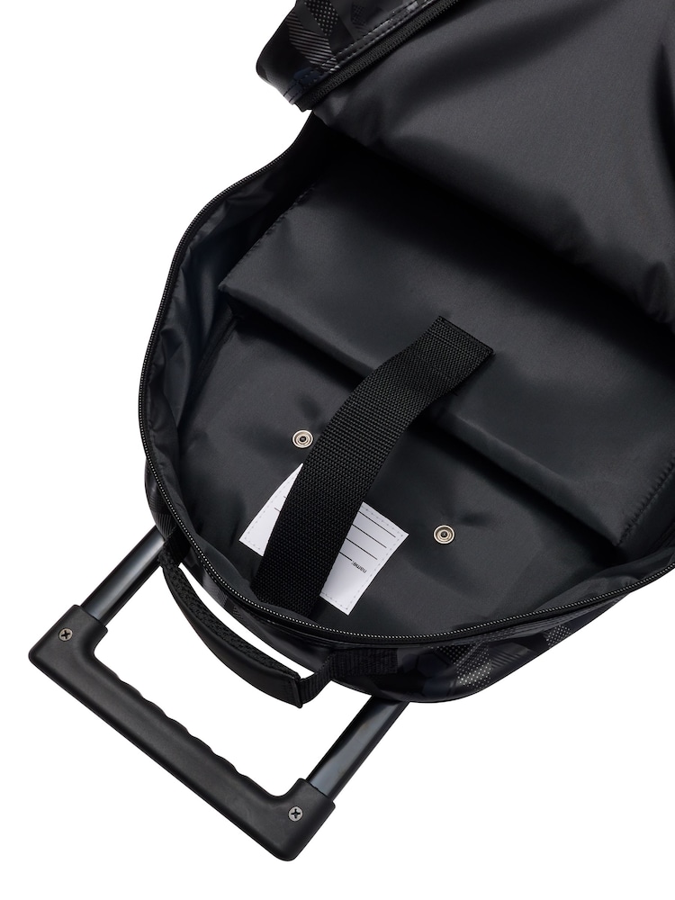 Smiggle Black Assist Suitcase Trolley Backpack With Light Up Wheels - Image 4 of 4