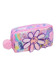Smiggle Pink Epic Adventures Character Pocket Pencil Case - Image 1 of 5