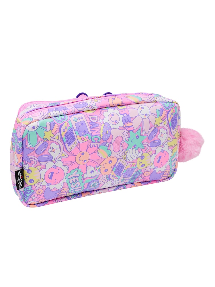 Smiggle Pink Epic Adventures Character Pocket Pencil Case - Image 2 of 5