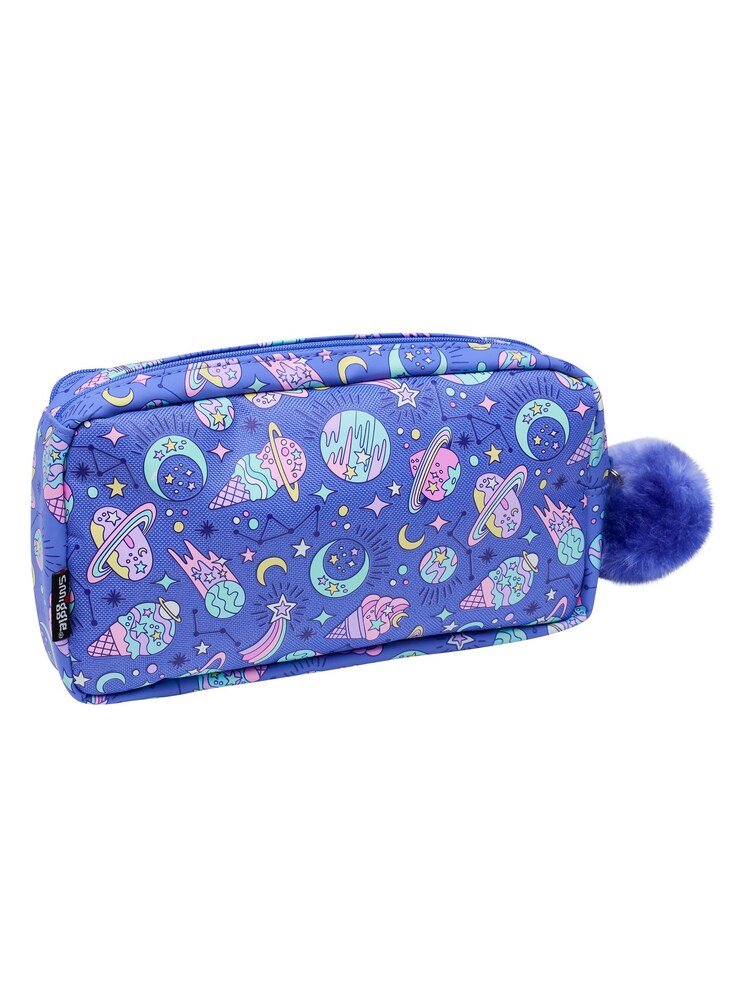 Fioletowy - Smiggle Epic Adventures Character Pocket Pencil Case - Image 2 of 4