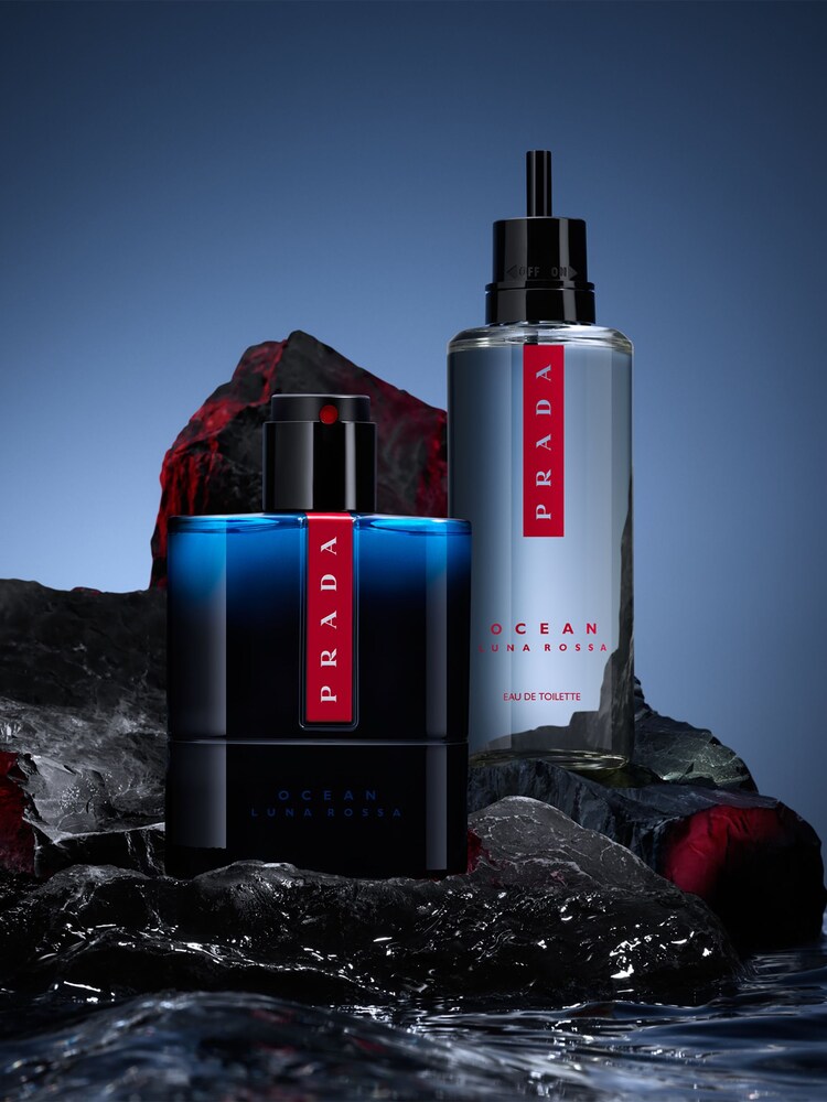 Prada Luna Rossa Ocean Eau de Toilette 150ml Refill - Image 2 of 5 Prada Luna Rossa Ocean Eau de Toilette 150ml Refill - Image 2 of 5