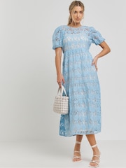Simply Be – Midi-Spitzenkleid - Bild 1 von 4