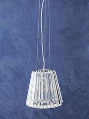 Interiors by Premier Silver Kensington Townhouse 3 Bulb Pendant Light - Image 1 of 4